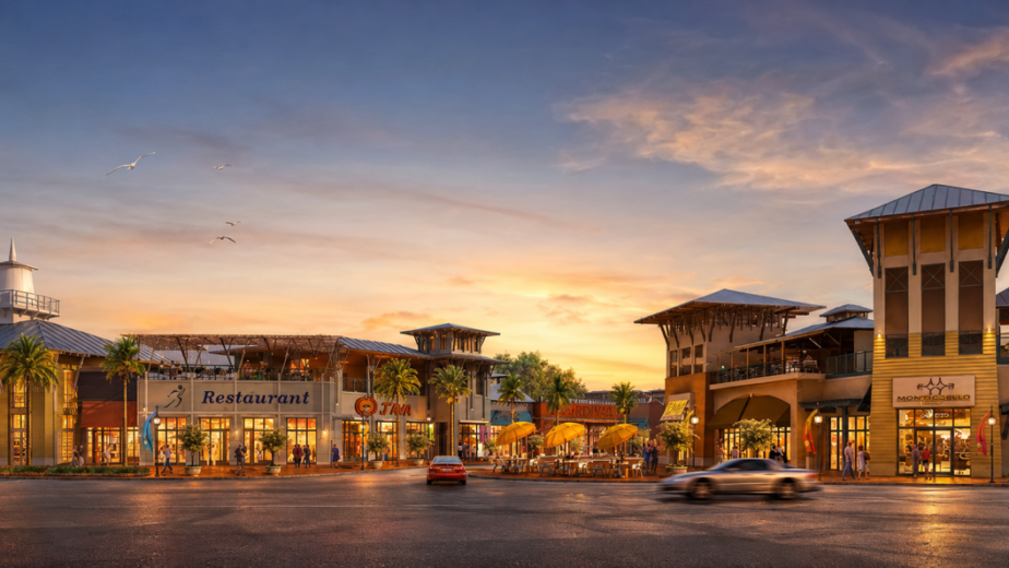 Palm Bay Outlet Center Streetscape