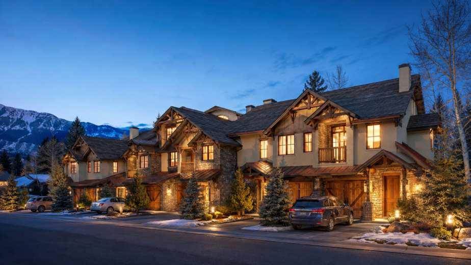 Peak 7 Multi-Family Elevation Night