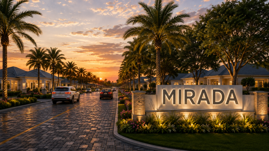 Mirada Entry Streetscape