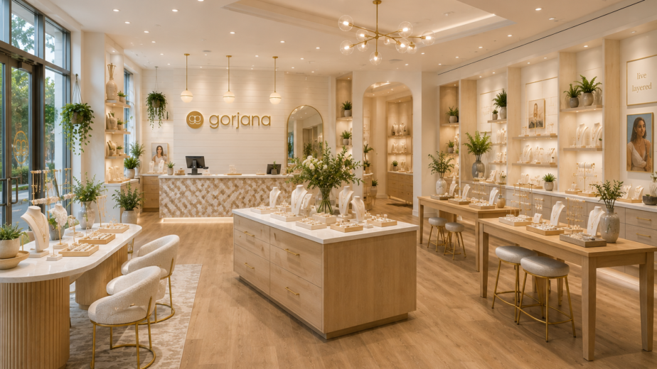 Gorjana Interior Retail Boutique
