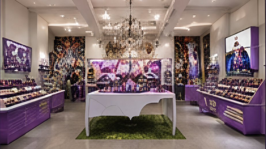 Urban Decay Retail Interior Displays