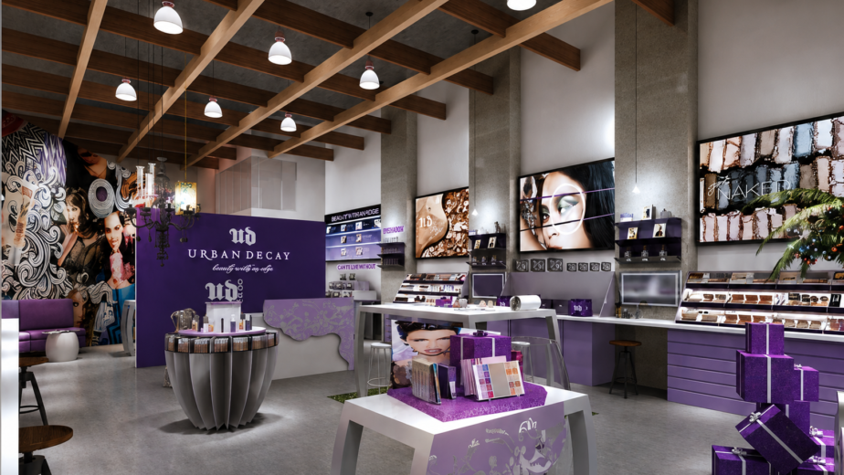 Urban Decay Retail Interior Displays
